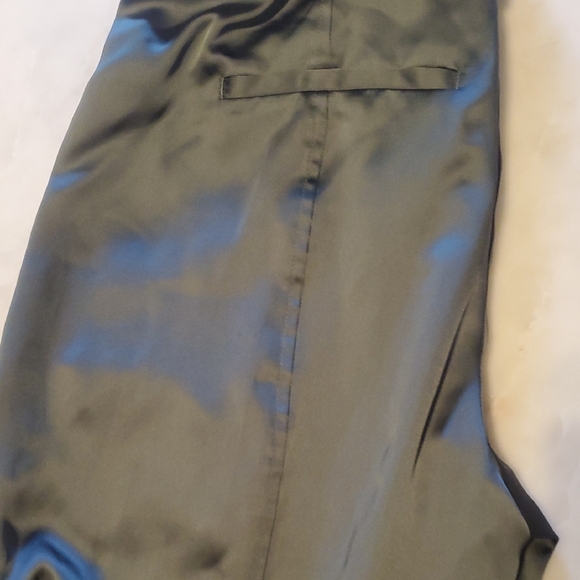 White House Black Market Satin Sage Trousers - Picture 4 of 4